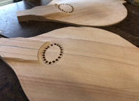 Soundboards made from salvaged King William pine