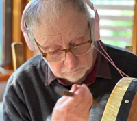 Gerry on bodhran